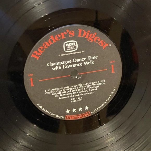 Champagne Dance Time With Lawrence Welk (Vinyl, 1986) Reader's Digest RB4-156-1 - Picture 8 of 10